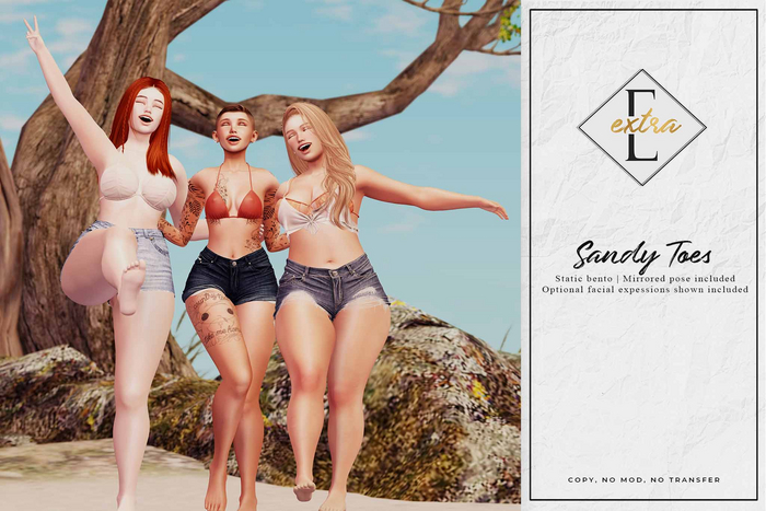 -Extra- Sandy Toes Pose