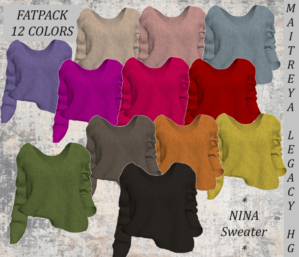 NINA Sweater PACK "all colors"