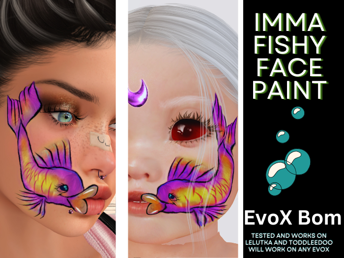 [StarlitStrokes] Lil Fishy Face Paint