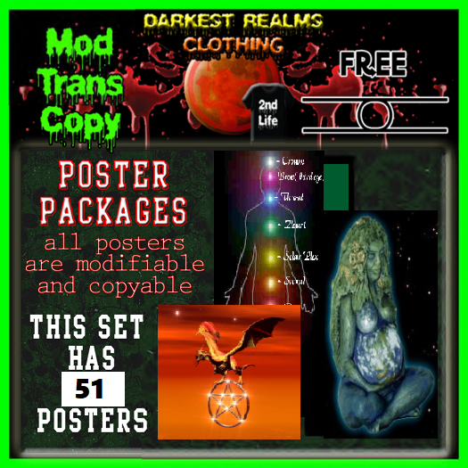 DRC - Pagan Posters Free Set 1 (51 Boxed)