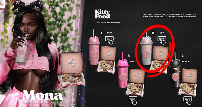 MONA - Kitty Food - Sky (Unpack)
