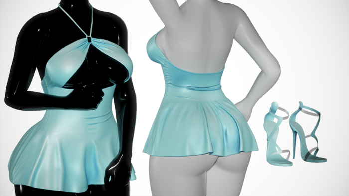 Lita Biruza Set