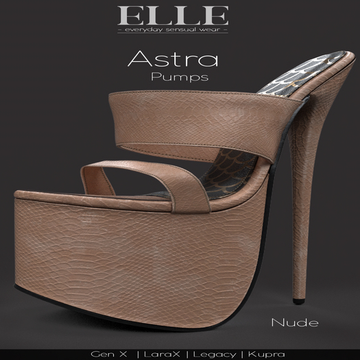 [ELLE] Astra Pumps - Nude