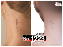 (Neck Tattoo) No.1223 Light