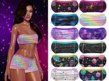 Kimmy Cinched Tube Top 2.0 [Galaxy Pack] - Maitreya Lara • LaraX • Petite • PetiteX • Legacy • Reborn Clothing
