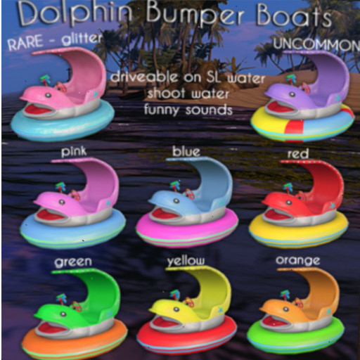 DUST: Dolphin Boat - yellow