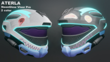 ATERLA  - NeonGlow Visor Pro
