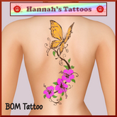 Butterfly Back and Lips on Breast