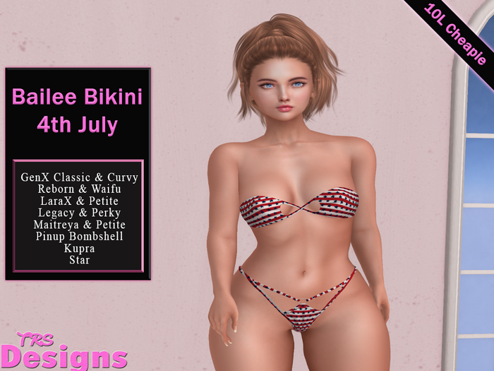 Bailee Bikini 4th July 10L Cheapie