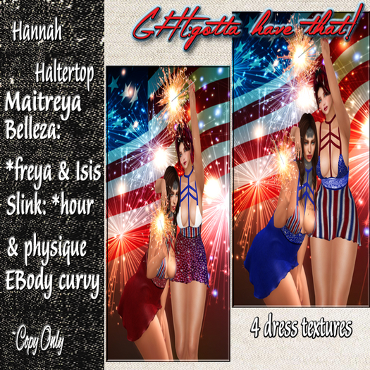 !GHT:BOX: HANNAH HALTERTOP JULY ED.