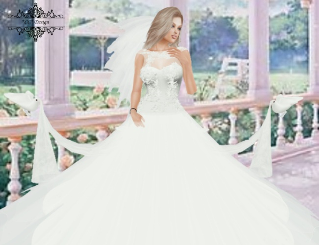 *CC* Kathy Wedding Gown Ivory