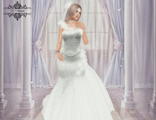 *CC* Sarah Wedding Dress Ivory