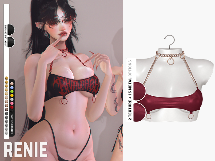 RENIE : ORIN TOP - BURGUNDY