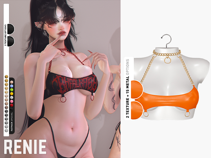 RENIE : ORIN TOP - ORANGE