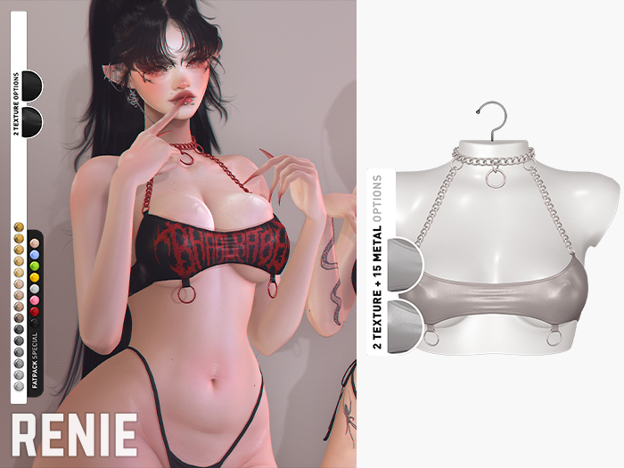 RENIE : ORIN TOP - SILVER
