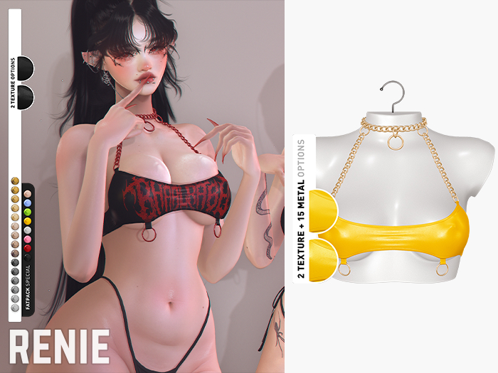 RENIE : ORIN TOP - YELLOW
