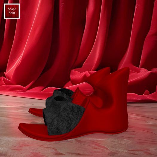 Red Black Shoes