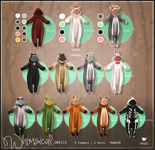 -Pixicat- Whimsical.Onesie - Clean (S) RARE