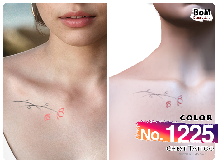 (Chest Tattoo) No.1225 Color
