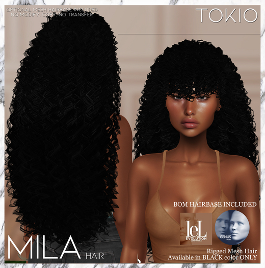TOKIO Hair - MILA Alpha Hair - Black