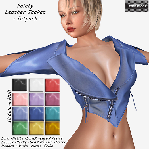 [Xprs] - Pointy Leather Jacket FATPACK