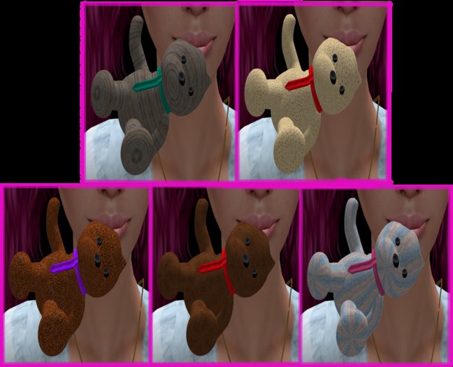 Mouthy Teddy (all five!)