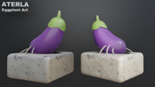 ATERLA - Eggplant Art