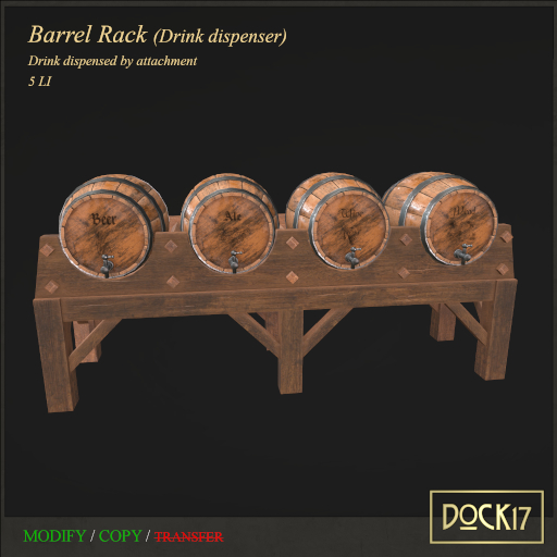 #Dock17# Barrel rack Dispenser package (ADD)