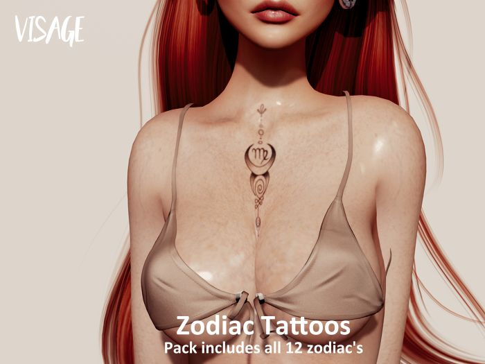 Visage - Zodiac tattoo