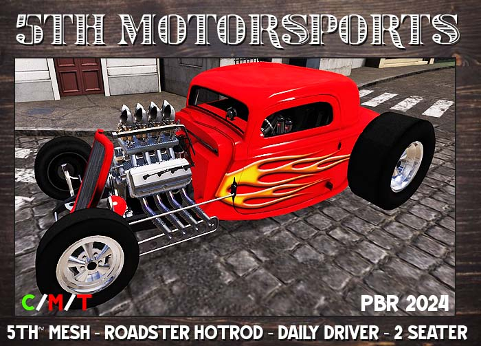 5TH~ Roadster Hotrod PBR (RED) 2024