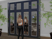 *S.D* Sara Blue,Mirror Cabinet PBR, Real Reflaction, copy,mody