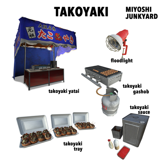 [MJY] takoyaki yatai