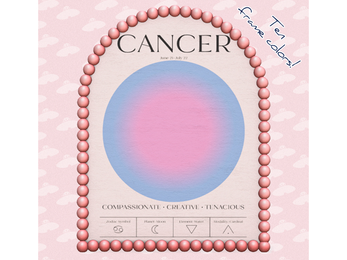 Amalgam: Maris Zodiac Frame - Cancer [add]