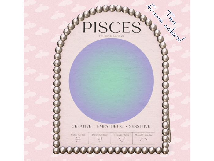 Amalgam: Maris Zodiac Frame - Pisces [add]