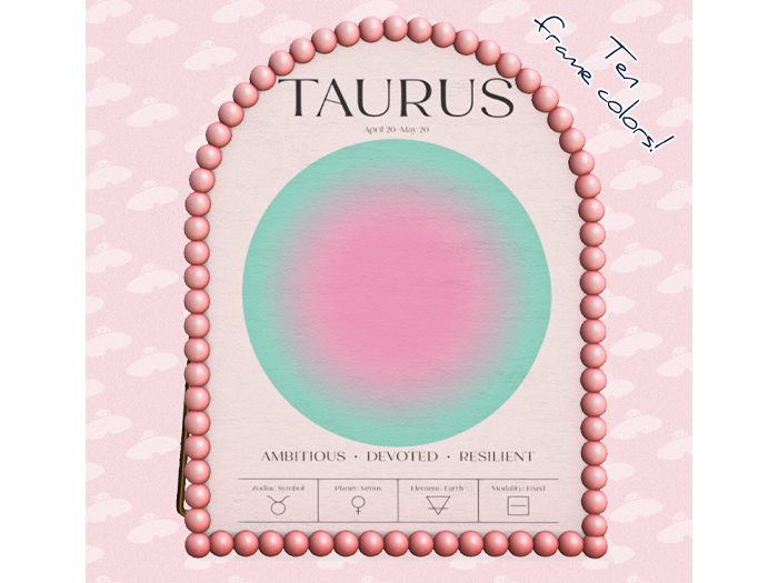 Amalgam: Maris Zodiac Frame - Taurus [add]