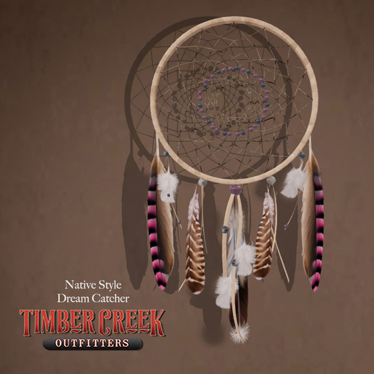 [Blackwood Traders] Native Style Dream Catcher-Pink