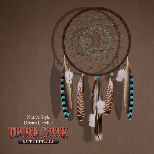 [Blackwood Traders] Native Style Dream Catcher-Turquoise