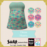 Suki Baby Dress1 - Hearts (Bagged)
