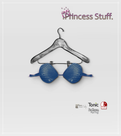 .Princess Stuff. [Mermaid Mesh Bra] Sea Deep Blue