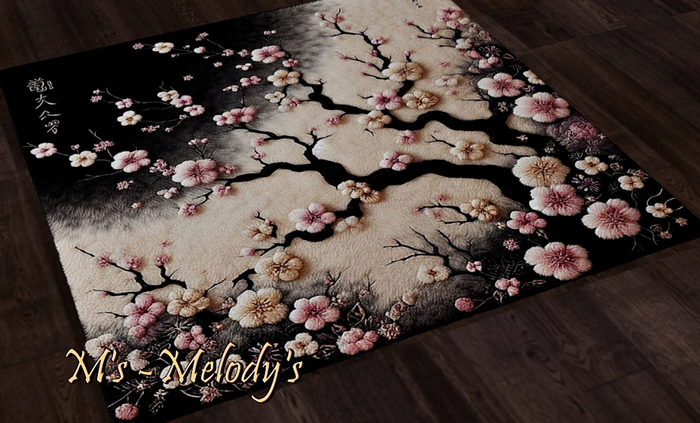 M's - Carpet /rug/ - "Japanese Cherry"