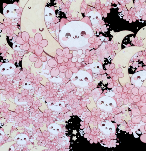 Cherry Blossom with Cat (yay)