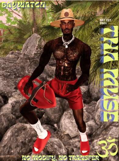 THA MUSE. BAYWATCH POSE