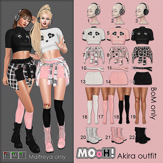 21 .- MOoH! - Akira outfit - MOoH! Combat boots pink
