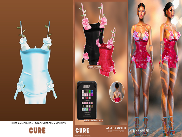 (CURE) Ayesha Dress - Pool