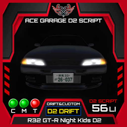 [AG.D2] R32 GT-R Night Kids D2