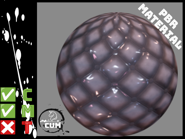 quilted cloth/leather PBR