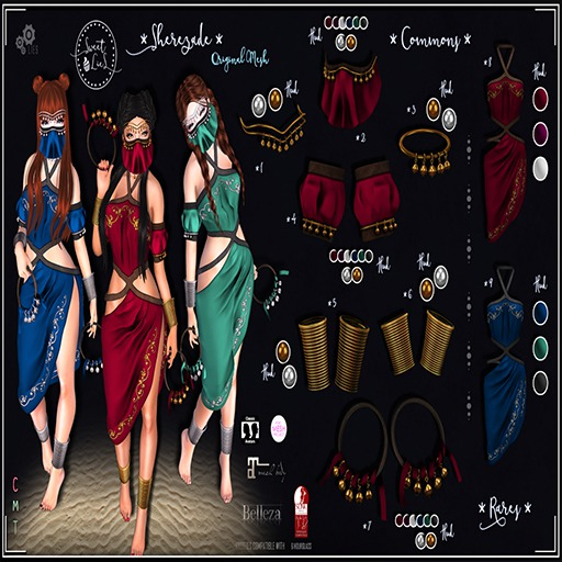 *SL* Sherezade Dress - Sweet Lies Box 8 RARE