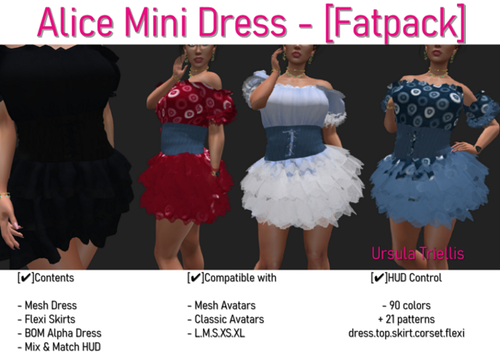 4980 Alice Mini Dress - [Fatpack]