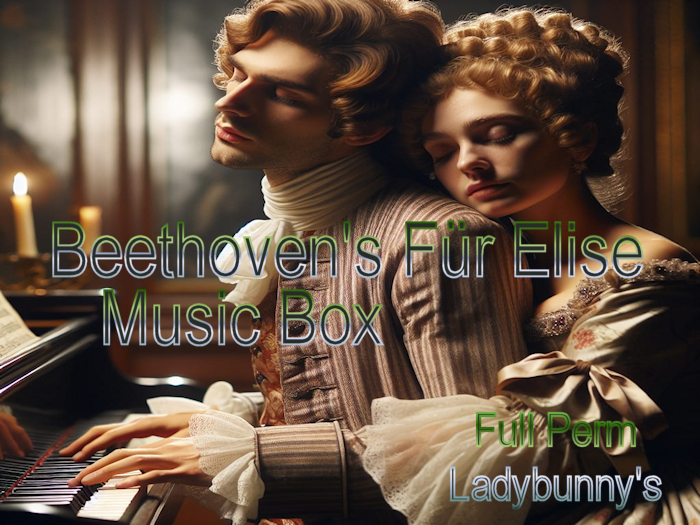 Bunny's Music -Beethoven Fur Elise Music Box -full perm sounds