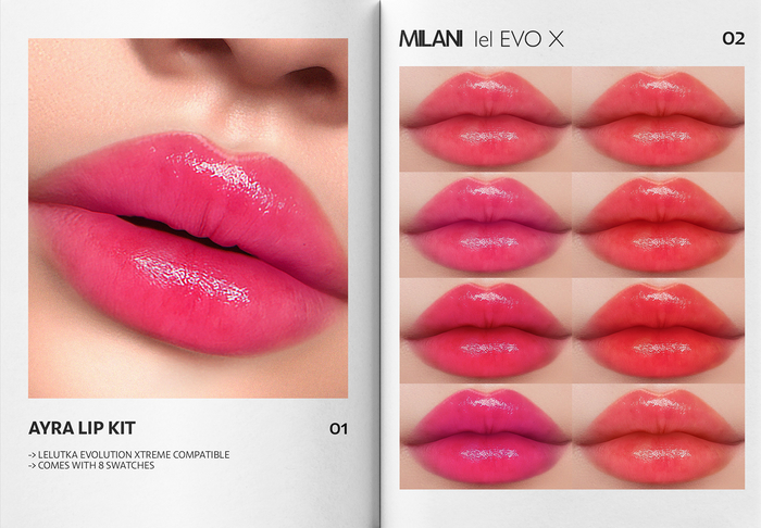 MILANI - "AYRA" LIP KIT / FATPACK